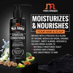 Buy Man Arden Activated Charcoal Cream Conditioner, Charged with Menthol (200 ml) - Deep Conditioner for Damaged & Dry Hair, Nourishes Scalp, Removes Residue Buildup - Purplle