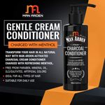 Buy Man Arden Activated Charcoal Cream Conditioner, Charged with Menthol (200 ml) - Deep Conditioner for Damaged & Dry Hair, Nourishes Scalp, Removes Residue Buildup - Purplle