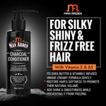 Buy Man Arden Activated Charcoal Cream Conditioner, Charged with Menthol (200 ml) - Deep Conditioner for Damaged & Dry Hair, Nourishes Scalp, Removes Residue Buildup - Purplle