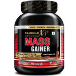 Buy MuscleXP Mass Gainer - With 26 Vitamins & Minerals, Digestive Enzymes, Double Chocolate, 1kg (2.2 lb) - Purplle