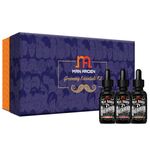 Buy Man Arden 7x Beard Oil Gift Box - Sandalwood + Cedarwood + Musk Beard Oils Set (30 ml) Each - Purplle