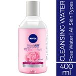 Buy NIVEA Micellar Cleansing Water Skin Breathe Rose MicellAIR 400ml - Purplle