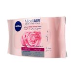 Buy NIVEA Micellar Cleansing Wipes Skin Breathe Rose MicellAIR 25 pieces - Purplle