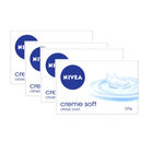Buy Nivea Cream Soft Soap - Pack of 4 (Each of 125 g) - Purplle