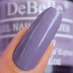 Buy DeBelle Gel Nail Lacquer Creme Viola Dew - Pastel Violet, (8 ml) - Purplle