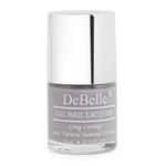 Buy DeBelle Gel Nail Lacquer Creme Sombre Grey - Pastel Grey, (8 ml) - Purplle