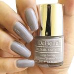 Buy DeBelle Gel Nail Lacquer Creme Sombre Grey - Pastel Grey, (8 ml) - Purplle