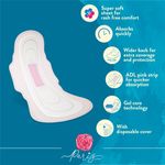 Buy Pariz By Paree Premium Ultra Thinz Cottony Super Soft Extra Wide Sanitary Pads for Women, XL| Rash Free Comfort And Absorbs Quickly | Biodegradable Disposable Bags, 20 Pads - Purplle