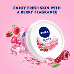 Buy NIVEA SOFT Light cream with Vitamin E, Jojoba oil & Berry fragrance for Non-sticky- Fresh, Soft & Hydrated skin - Purplle