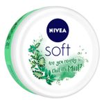 Buy NIVEA Soft Light Moisturising Cream Chilled Mint 50ml - Purplle