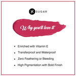 Buy SUGAR Cosmetics - Smudge Me Not - Liquid Lipstick - 43 Hot Shot (Hot Pink) - 4.5 ml - Ultra Matte Liquid Lipstick, Transferproof and Waterproof, Lasts Up to 12 hours - Purplle
