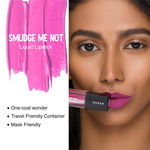 Buy Smudge Me Not Liquid Lipstick - 45 Grape Drape (Deep Mauve with hints of Purple) - Purplle