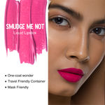 Buy SUGAR Cosmetics - Smudge Me Not - Liquid Lipstick - 47 Pink Ink (Deep Pink) - 4.5 ml - Ultra Matte Liquid Lipstick, Transferproof and Waterproof, Lasts Up to 12 hours - Purplle