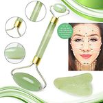 Buy Bronson Professional Jade Roller Massager/Slimming Tool For Face, Neck And Head (Green) - Purplle