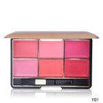 Buy Miss Rose Professional 6 Color Blusher Palette 7004-014Y 01 - Purplle