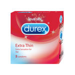 Buy Durex Condoms, Extra Thin- 3s - Purplle