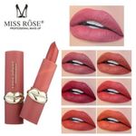 Buy Miss Rose Professional Make-Up Matte Fashion Lipstick Color 38 (7301-004B38) (3.4 g) - Purplle