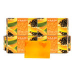 Buy Vaadi Herbals Super Value Pack Of 6 Fresh Papaya Soap (75 g X 6) - Purplle