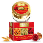 Buy Vaadi Herbals Anti Ageing Cream Almond, Wheatgerm Oil & Rose (30 g) - Purplle