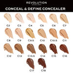 Buy Makeup Revolution Conceal And Define Concealer - C13 (4 g) - Purplle