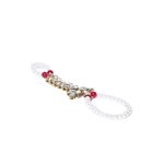 Buy Crunchy Fashion Antique Gold-Plated & Off-White Ring Bracelet - Purplle