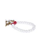 Buy Crunchy Fashion Antique Gold-Plated & Off-White Ring Bracelet - Purplle