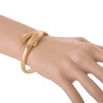 Buy Crunchy Fashion Golden-Tone Dolphin Bracelet for women - Purplle