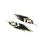 Buy Crunchy Fashion Gold Plated Fancy Blue Multi colour bohemian Beadded Tassel Earring - Purplle