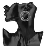 Buy Crunchy Fashion Tribal Oxidised Silver Bohemian Stud - Purplle