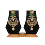 Buy Crunchy Fashion Peacock Style Crystal Earrings - Purplle