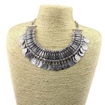 Buy Crunchy Fashion Oxidised Silver-Toned Afghan Necklace - Purplle
