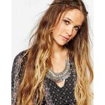 Buy Crunchy Fashion Oxidised Silver-Toned Afghan Necklace - Purplle