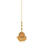 Buy Crunchy Fashion Gold Plated Traditional Necklace Jewellery Set with Earrings - Purplle