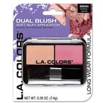 Buy L.A. Colors Dual Blush - Blushing Mauvee (7.4 g) - Purplle