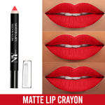 Buy NY Bae Mets Matte Lip Crayon | Satin Texture | Red | Enriched with Vitamin E - Balkin' 31 (2.8 g) - Purplle