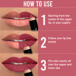 Buy NY Bae Mets Matte Lip Crayon | Satin Texture | Nude Brown | Enriched with Vitamin E - Say No No 37 (2.8 g) - Purplle