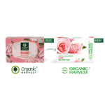Buy Organic Harvest Gentle Cleansing Bathing Bar With Rose Extracts | Ideal For All Skin Types 1 Pc - Purplle