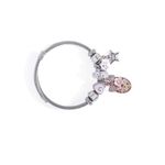 Buy Golden Peacock Light Pink Flower Shape Bracelet - Purplle
