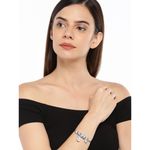 Buy Golden Peacock Light Pink Flower Shape Bracelet - Purplle
