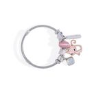 Buy Golden Peacock Pink Cat Shape Bracelet - Purplle
