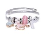 Buy Golden Peacock Pink Cat Shape Bracelet - Purplle