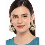 Buy Golden Peacock Gold Plated Beaded Drop Earring - Purplle