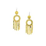 Buy Golden Peacock Yellow Resin Tassel Earring - Purplle