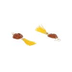 Buy Golden Peacock Rose Tassel Earring - Purplle