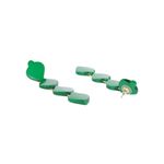 Buy Golden Peacock Green Resin Heart Earring - Purplle