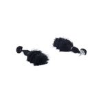 Buy Golden Peacock Black Tassel Earring - Purplle