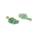 Buy Golden Peacock Green Tassel Earring - Purplle