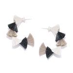 Buy Golden Peacock Multi-Colour Tassel Earring - Purplle