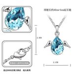 Buy Sukkhi Fashion Jewellery Pear Crystal Rhodium Plated Pendant for Women - P81141 - Purplle
