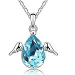 Buy Sukkhi Fashion Jewellery Pear Crystal Rhodium Plated Pendant for Women - P81141 - Purplle